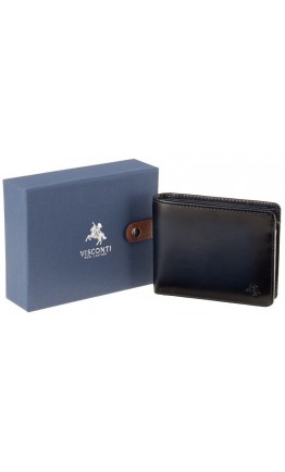 Темно-синий кошелек Visconti AT60 Arthur c RFID (Burnish Blue)
