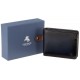 Темно-синий кошелек Visconti AT60 Arthur c RFID (Burnish Blue)