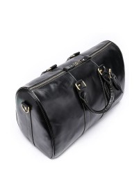 Черная дорожная кожаная сумка B10-9016