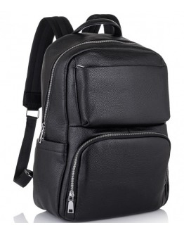 Черный мужской кожаный рюкзак B3-154A