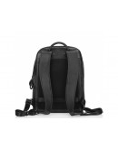 Фотография Мужской черный кожаный рюкзак Tiding Bag B3-1663A-11NM