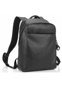 Мужской черный кожаный рюкзак Tiding Bag B3-1663A-11NM