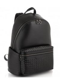 Черный мужской кожаный рюкзак Tiding Bag B3-8608A