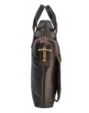 Фотография Коричневая сумка мужская кожаная BLACK DIAMOND BD34CF