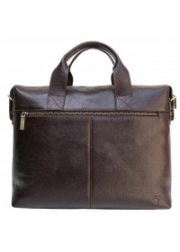 Коричневая сумка мужская кожаная BLACK DIAMOND BD34CF