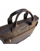 Фотография Коричневая сумка мужская кожаная BLACK DIAMOND BD34CF