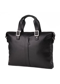 Черная мужская деловая мягкая сумка Blamont Bn004AI