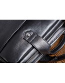 Фотография Сумка портфель мужской чёрный кожаный Blamont Bn012A