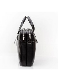 Сумка портфель мужской чёрный кожаный Blamont Bn012A