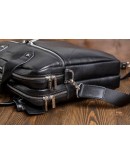 Фотография Сумка портфель мужской чёрный кожаный Blamont Bn012A