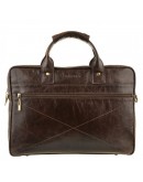 Фотография Мужская коричневая добротная сумка портфель Blamont Bn013C
