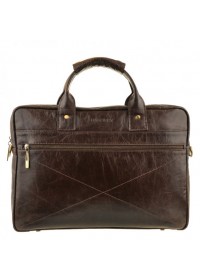 Мужская коричневая добротная сумка портфель Blamont Bn013C