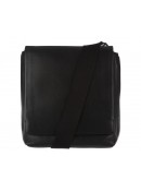 Фотография Чёрная мужская классическая сумка на плечо Blamont bn027a