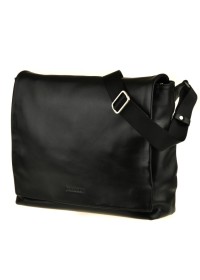 Черная сумка на плечо больше формата А4 Blamont bn030a