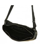 Фотография Черная сумка на плечо больше формата А4 Blamont bn030a