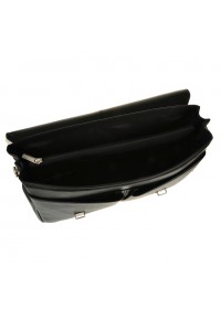 Удобный деловой чёрный мужской портфель - сумка Blamont Bn052A