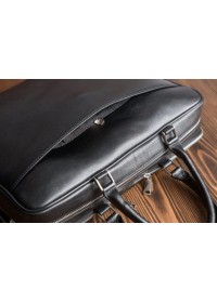 Чёрный портфель кожаный мужской Blamont Bn069a