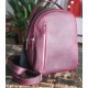 Кожаный женский бордовый рюкзак 67998801W-SGE