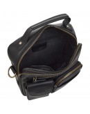 Фотография Деловая мужская кожаная сумка, черная Bx3552a