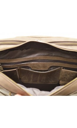 Кожаная деловая мужская коричневая сумка Tarwa bx4664-3md