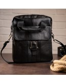 Фотография Кожаная черная сумка формата A4 BX8809A