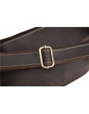 Фотография Винтажная коричневая мужская сумка на пояс bx9415