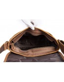 Фотография Коричневая кожаная сумка на плечо bx9429
