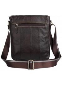 Удобная сумка мужская коричневая на плечо Cross 7700