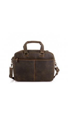 Вместительная мужская винтажная деловая сумка Tiding Bag D4-001G