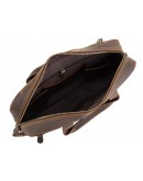 Фотография Сумка деловая кожаная винтажная коричневая Tiding Bag D4-005R