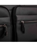 Фотография Черная кожаная мужская сумка для ноутбука DOR FLINGER DF5359-1BLACK