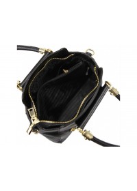 Черная сумка женская кожаная Riche F-A25F-FL-86002WA
