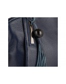Фотография Синяя женская кожаная сумка Riche F-A25F-FL-89055WBL