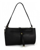 Фотография Кожаная женская черная сумка на плечо Grays F-FL-BB-7090A
