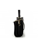 Фотография Кожаная женская черная сумка на плечо Grays F-FL-BB-7090A