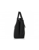Фотография Женская черная кожаная сумка Grays F-S-CR3-99901A