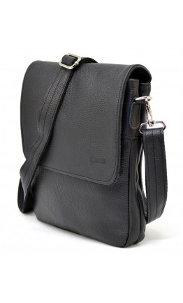 Черная мужская кожаная плечевая сумка Tarwa FA-0022-4lx