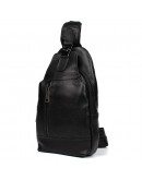 Фотография Кожаный мужской рюкзак - слинг на одно плечо Tarwa FA-0116-3md