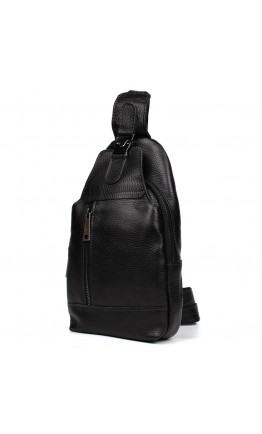 Кожаный мужской рюкзак - слинг на одно плечо Tarwa FA-0116-3md
