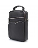 Фотография Удобная черная кожаная мужская сумка на плечо и в руку Tarwa FA-0120-4lx