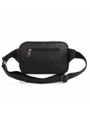 Фотография Кожаная черная сумка на пояс и на грудь Tarwa FA-0741-3md