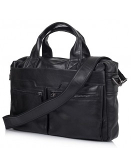 Мужская кожаная деловая сумка, черная Tarwa 77122A-5