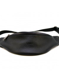 Черная сумка на пояс с темной молнией Tarwa FA-3035-3md 