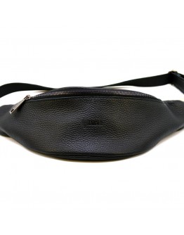 Черная сумка на пояс с темной молнией Tarwa FA-3035-3md 