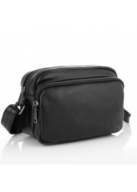 Черная кожаная сумка на плечо Tarwa FA-60125-3md