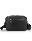 Фотография Черная кожаная сумка на плечо Tarwa FA-60125-3md