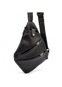 Черная мужская сумка на плечо - слинг Tarwa FA-6402-4lx