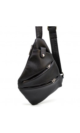 Черная мужская сумка на плечо - слинг Tarwa FA-6402-4lx