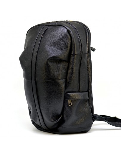 Фотография Черный мужской рюкзак из натуральной кожи Tarwa FA-7340-3md