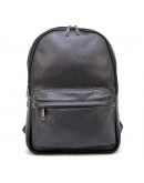 Фотография Кожаный черный рюкзак с белой ниткой TARWA FAw-7273-3md
